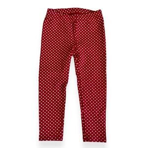 Baby Gap Red Heart Leggings